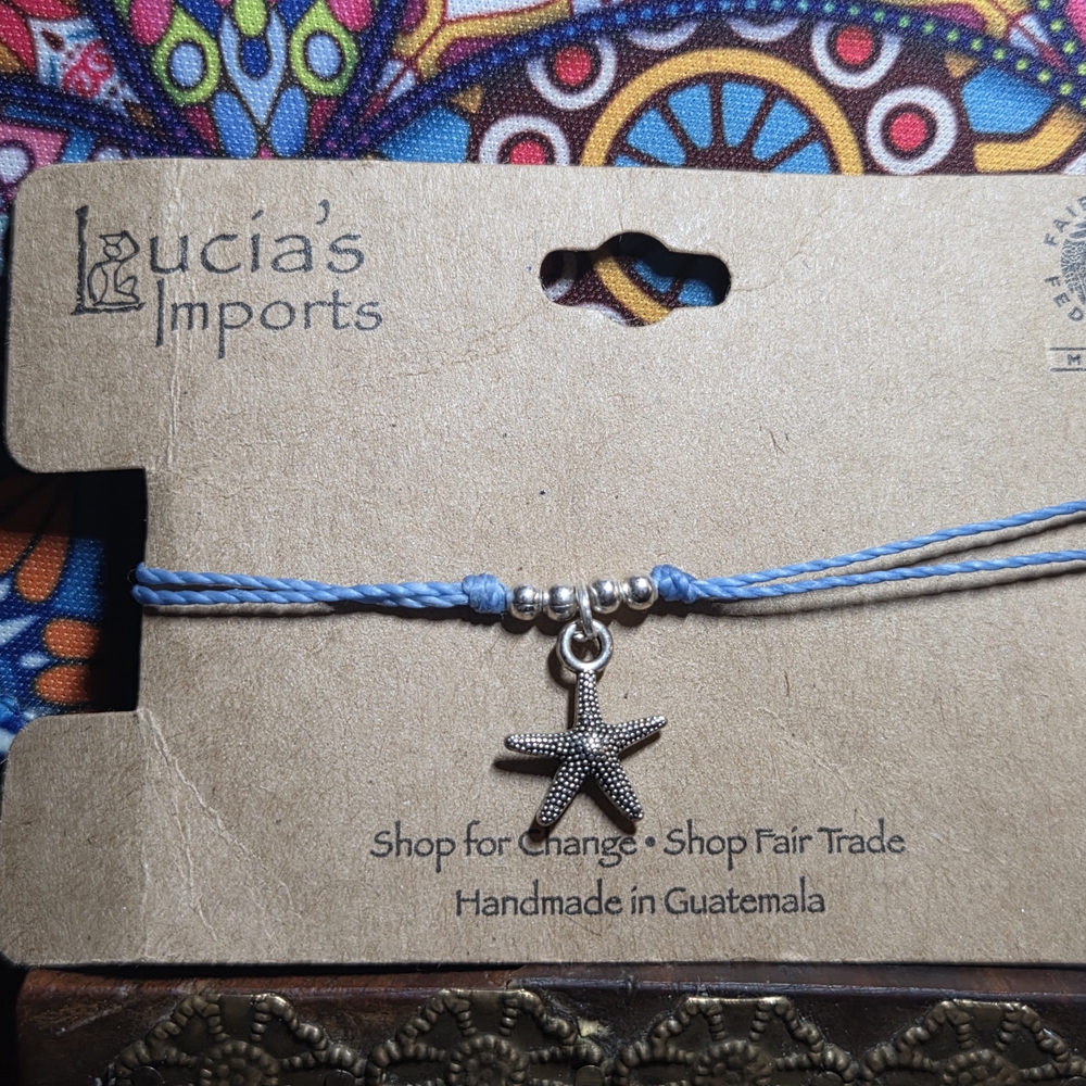 Lucia's Imports Starfish Charm Bracelet
